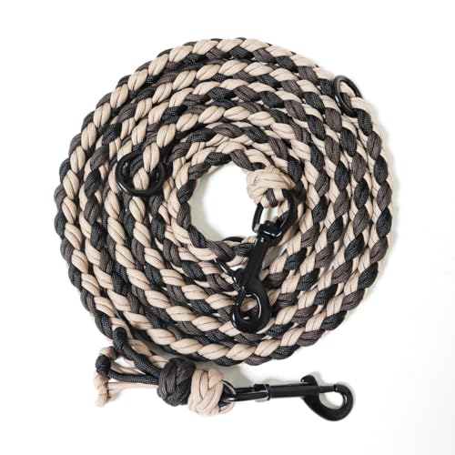 Ben&Bruno Hundeleine | 100% Handgefertigt aus Paracord | Robust, Sicher & Langlebig | Verstellbar | 1,8m Länge für Spaziergänge/Laufen/Training | Für Kleine, Mittelgroße & Große Hunde Ben&Bruno Hundeleine | 100% Handgefertigt aus Paracord | Robust, Sicher & Langlebig | Verstellbar | 1,8m Länge für Spaziergänge/Laufen/Training | Für Kleine, Mittelgroße & Große Hunde von Ben&Bruno