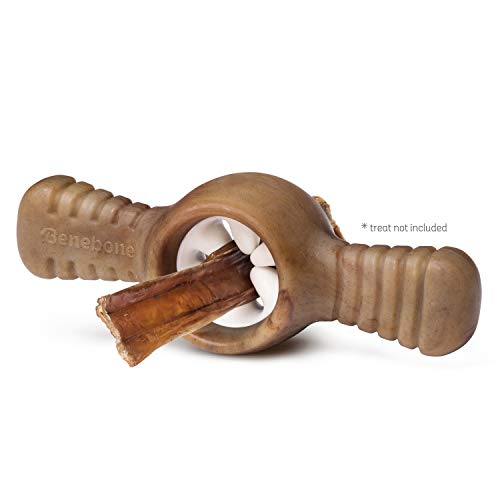 Benebone Durable Interactive Pawplexer Dog Chew Toy for Aggressive Chewers, Real Bacon, Small von Benebone
