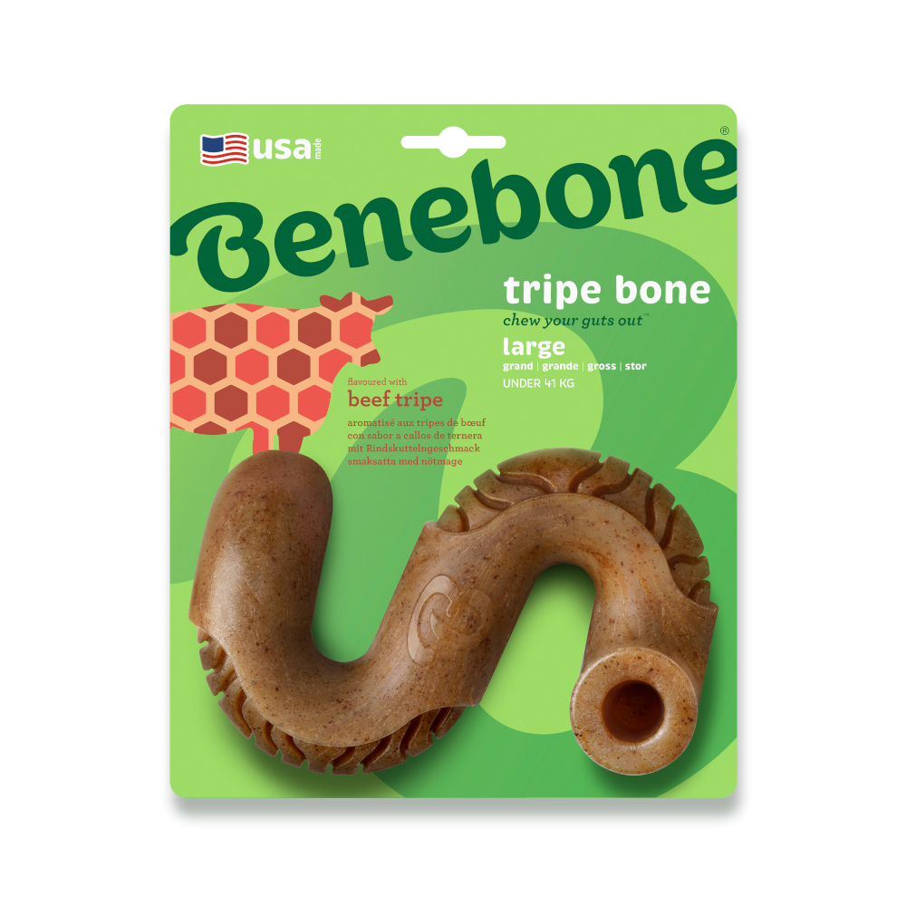 Benebone Tripe Bone - Large: ca. L 15,5 x B 9,5 cm Benebone Tripe Bone - Large: ca. L 15,5 x B 9,5 cm von Benebone