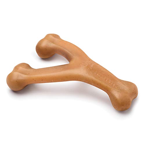 Benebone Wishbone Hundekauspielzeug für Aggressive Kauer, echtes Huhn, groß von Benebone