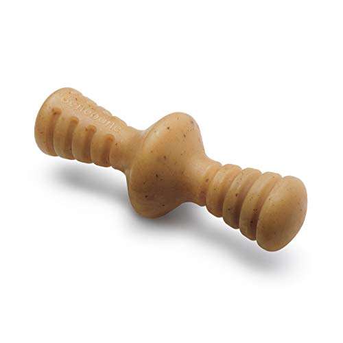 Benebone Zaggler Echter Huhn Medium mit Speckgeschmack Rollendes Hundekauspielzeug für Aggressive Kauer von Benebone