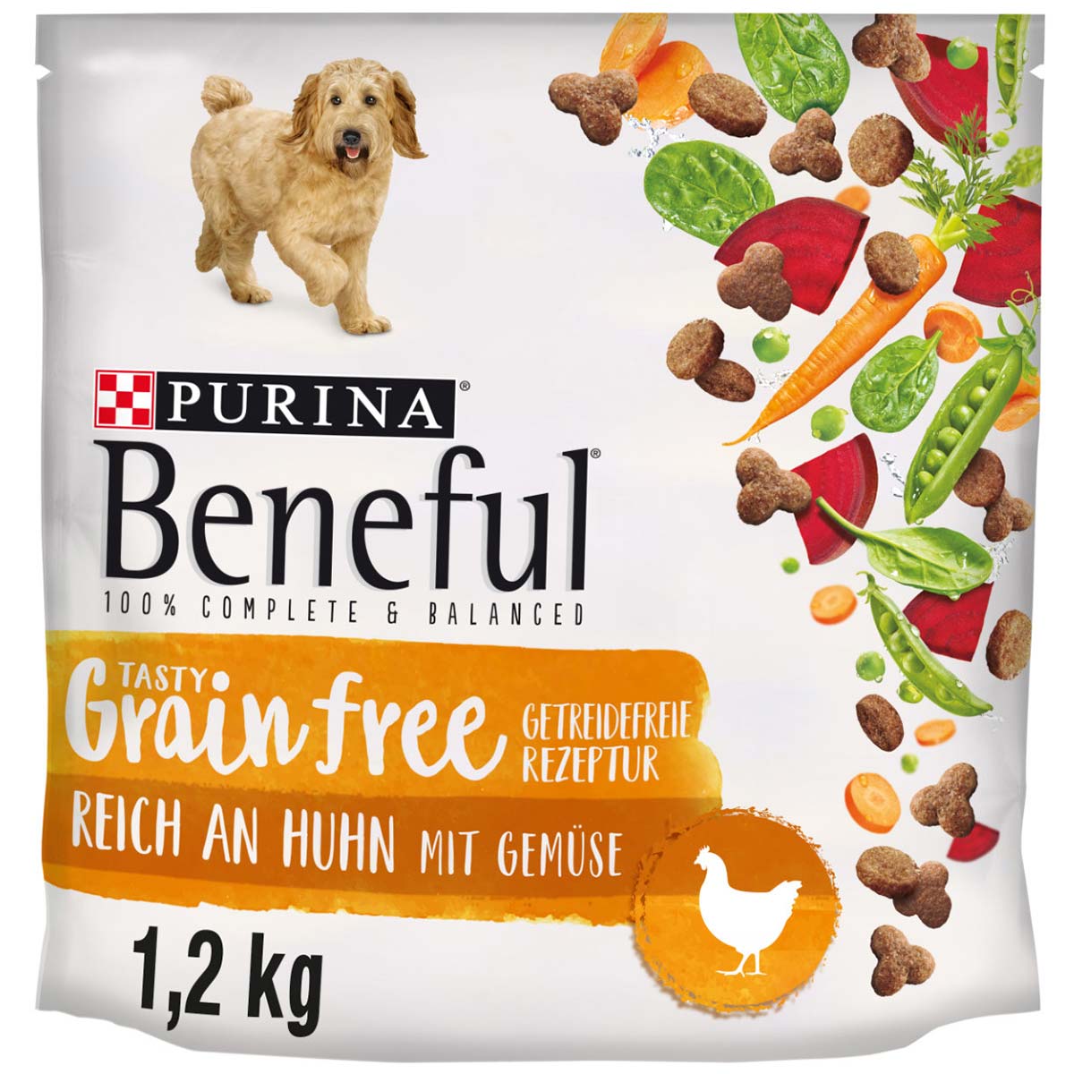 Beneful Tasty Grain Free getreidefrei Huhn 3x1,2kg von Beneful