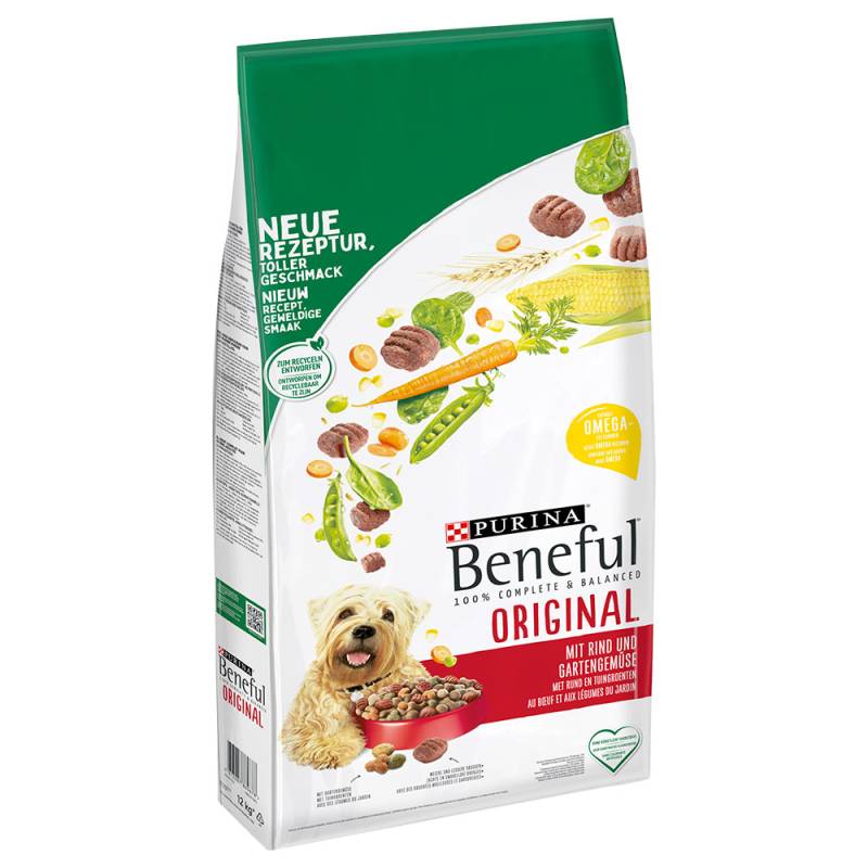 Sparpaket Beneful 2 x 12 kg -  Original Rind & Gemüse von Beneful