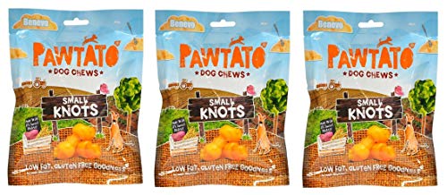 Benevo | Pawtato Knots - Dog Chews | 3 x 150g von Benevo