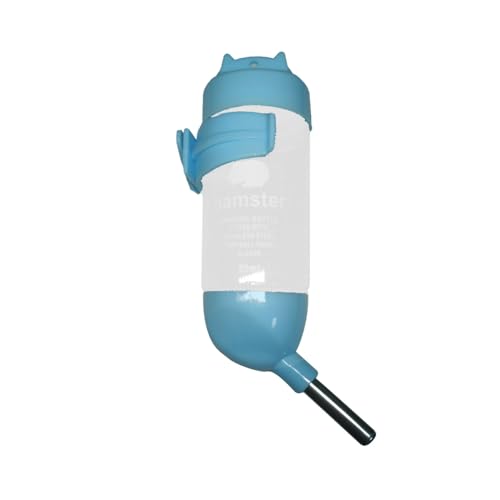 Benixmidart Meerschweinchen-Wasserflasche, kein Tropfen, Kunststoff-Hamster-Wasserflasche mit Aufhängeklemme, Hamsterkäfig-Zubehör, hängende Wasserflasche, Hamster-Wasserspender, Wasserflasche (Blau, Benixmidart Meerschweinchen-Wasserflasche, kein Tropfen, Kunststoff-Hamster-Wasserflasche mit Aufhängeklemme, Hamsterkäfig-Zubehör, hängende Wasserflasche, Hamster-Wasserspender, Wasserflasche (Blau, von Benixmidart