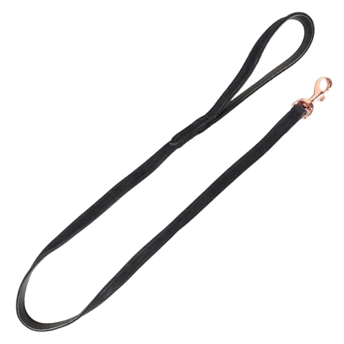 Benji & Flo Noble Hundeleine aus Wildleder, 120 cm, Marineblau/Roségold Benji & Flo Noble Hundeleine aus Wildleder, 120 cm, Marineblau/Roségold von Benji & Flo