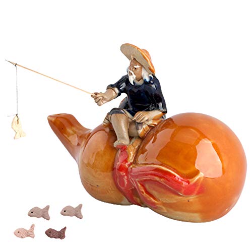 Benoon Aquarium-Dekoration aus Kunstharz, Dekoration für Aquarien, realistisches Puppenhaus, Mini-Ornament, Spielzeug, Modell-Dekoration, Puppe für Zuhause – G von Benoon