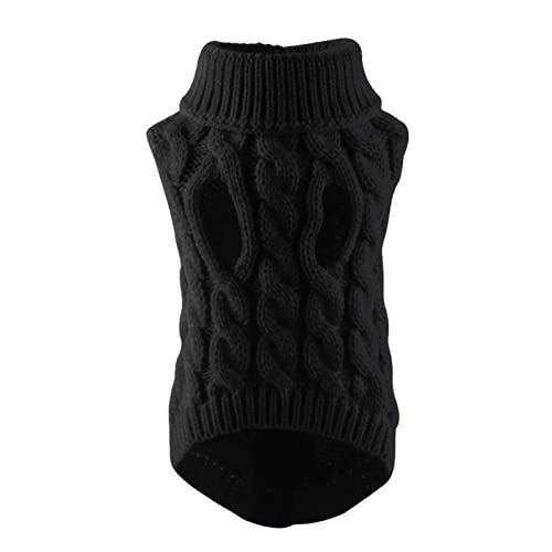 Hundepullover für Welpen, Katzen, niedlich, Baumwolle, warm, mit hohem Kragen, hält warm, Freizeitkleidung, Hundepullover, Winterkleidung, Welpenkostüm, Hundepullover mit weicher Haptik Hundepullover für Welpen, Katzen, niedlich, Baumwolle, warm, mit hohem Kragen, hält warm, Freizeitkleidung, Hundepullover, Winterkleidung, Welpenkostüm, Hundepullover mit weicher Haptik von Benoon
