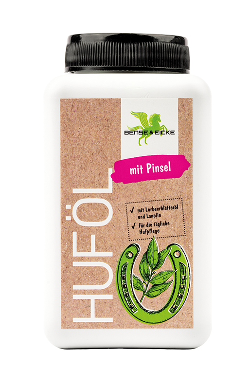 Bense & Eicke Huföl mit Pinsel 500ml Mit echtem Lorbeerblätteröl von Bense & Eicke