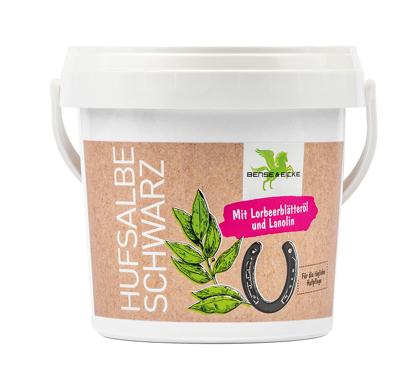 Bense & Eicke Hufsalbe schwarz 500ml Der Klassiker bei der Hufpflege Bense & Eicke Hufsalbe schwarz 500ml Der Klassiker bei der Hufpflege von Bense & Eicke