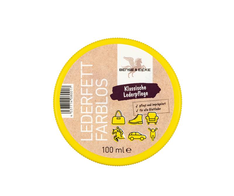 Bense & Eicke Lederfett farblos 100ml Für Glattleder von Bense & Eicke