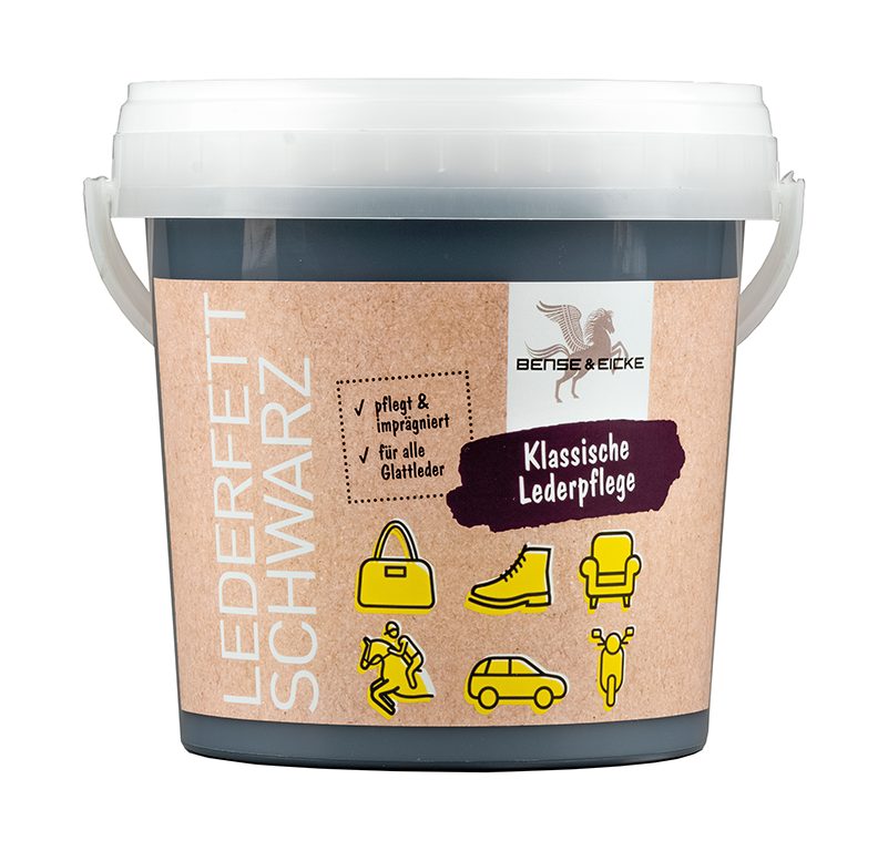 Bense & Eicke Lederfett schwarz 2,5L Schwarzes Lederfett für Glattleder von Bense & Eicke