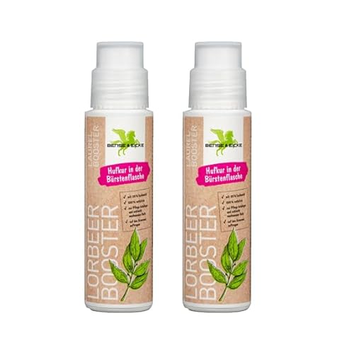Bense & Eicke Lorbeer Booster, Hufkur in der 200 ml Bürstenflasche, 2 Stück Bense & Eicke Lorbeer Booster, Hufkur in der 200 ml Bürstenflasche, 2 Stück von Bense & Eicke