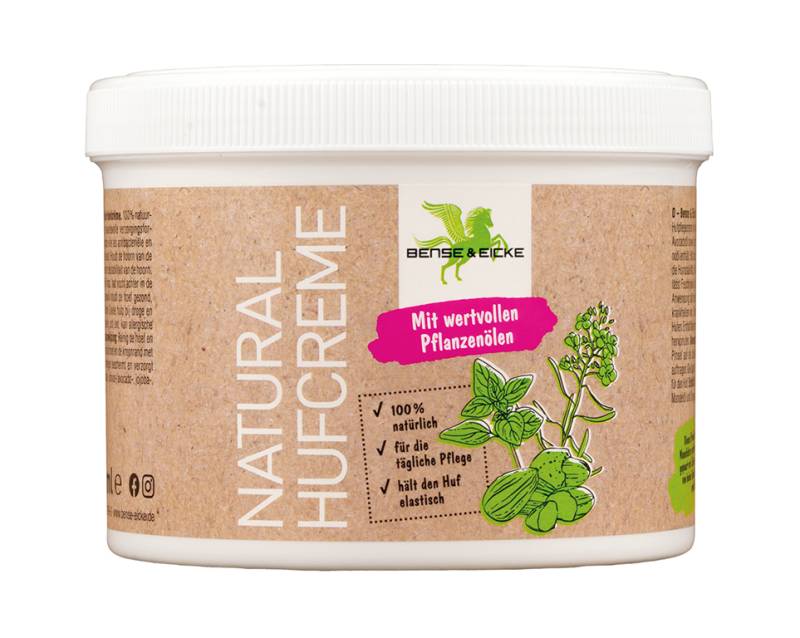 Bense & Eicke Natural Hufcreme  500ml Naturpflege für schöne Hufe von Bense & Eicke