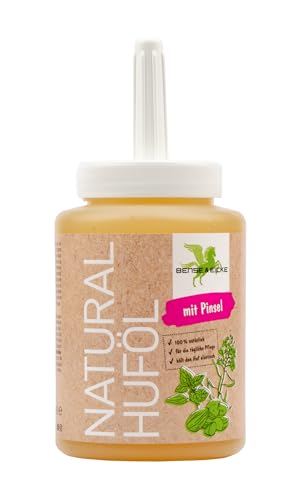 Bense & Eicke Natural Huföl mit Pinsel 450 ml - 100% natürliches Hufpflegeöl von Bense & Eicke