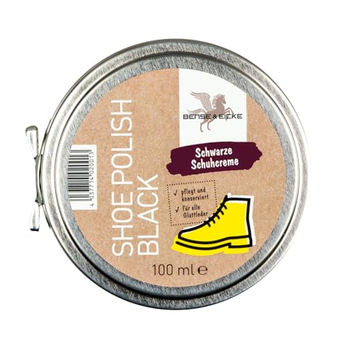 Bense & Eicke Shoe Polish Black, Schuhcreme schwarz - 100 ml Bense & Eicke Shoe Polish Black, Schuhcreme schwarz - 100 ml von Bense & Eicke
