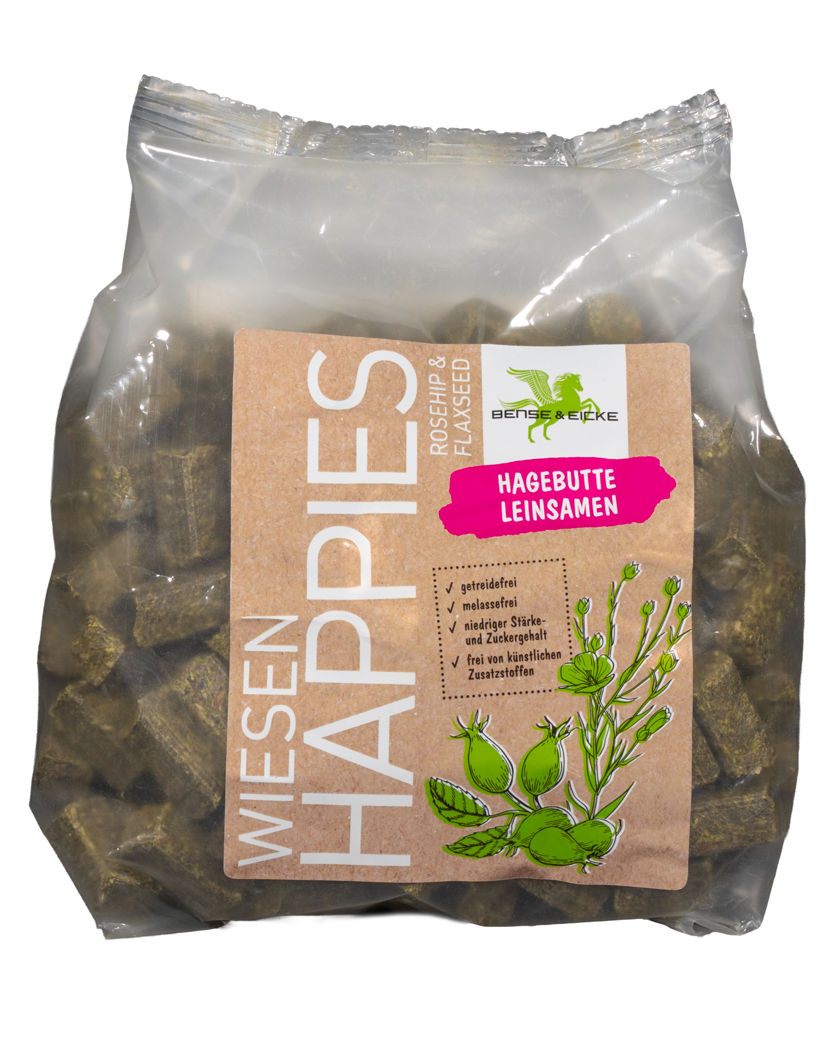 Bense & Eicke Wiesen Happies Hagebutte Leinsamen 1kg Ohne Getreide & Melasse Bense & Eicke Wiesen Happies Hagebutte Leinsamen 1kg Ohne Getreide & Melasse von Bense & Eicke