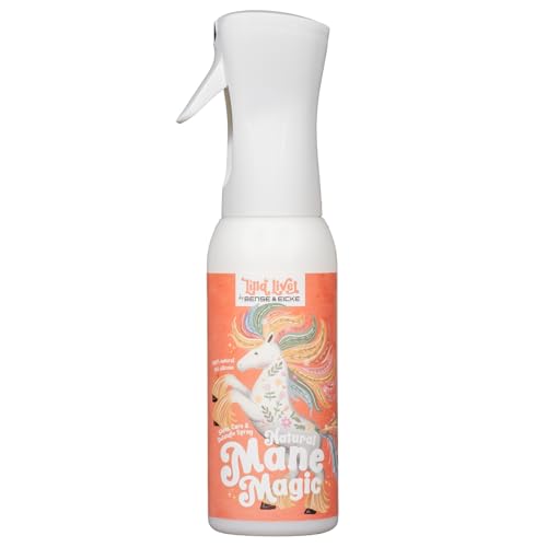 Lilla Livet by Bense&Eicke Natural Mane Magic - natürliches silikonfreies Mähnen- und Schweifspray für Pferde für leichte Kämmbarkeit und Glanz, mit Olivenöl und Brokkolisamenöl Made in Germany 500 ml von Bense & Eicke