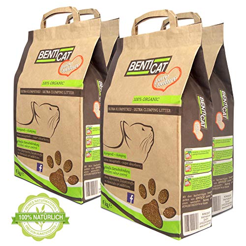 Benticat Pure Nature Katzenstreu – natürliches Klumpstreu für Katzen Benticat Pure Nature Katzenstreu – natürliches Klumpstreu für Katzen von Benticat