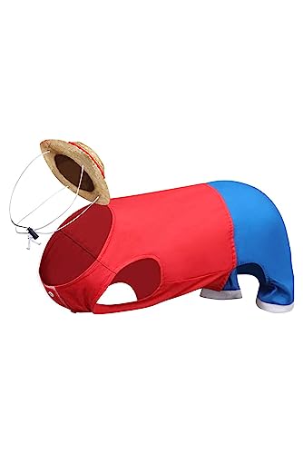 Beowyro Hundekostüm, lustiges Haustierkostüm, Cosplay, Kostüme für Halloween, Rot (Red), Polyester, Small von Beowyro
