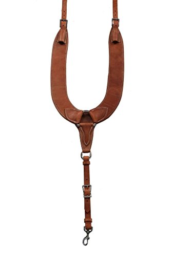 Pettorale americano in cuoio spesso taglia unica von Berlin Custom Leather