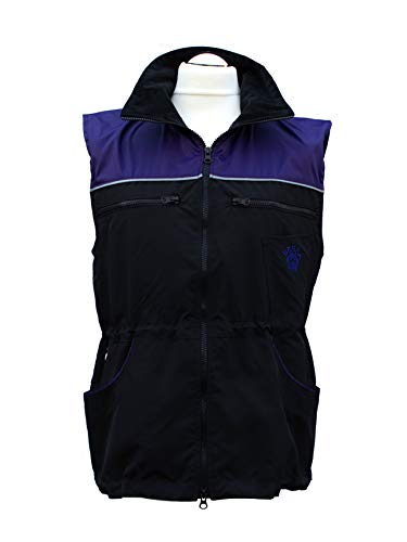 Berra Hundesportweste Hundeführerweste Trainingsweste Dummyweste LILA/SCHWARZ (XL) von Berra
