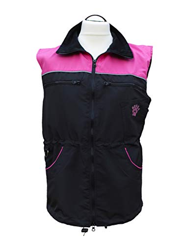 Berra Hundesportweste Hundeführerweste Trainingsweste Dummyweste PINK/SCHWARZ (M) von Berra