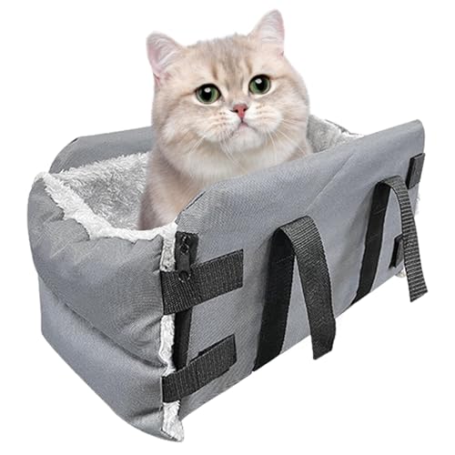Autositz für Hundekonsole, sicher und bequem, verstellbarer Hundeautositz für kleine Hunde, Booster für Hunde, geeignet für Reisen, wasserdicht und sicher Autositz für Hundekonsole, sicher und bequem, verstellbarer Hundeautositz für kleine Hunde, Booster für Hunde, geeignet für Reisen, wasserdicht und sicher von Berriphonia