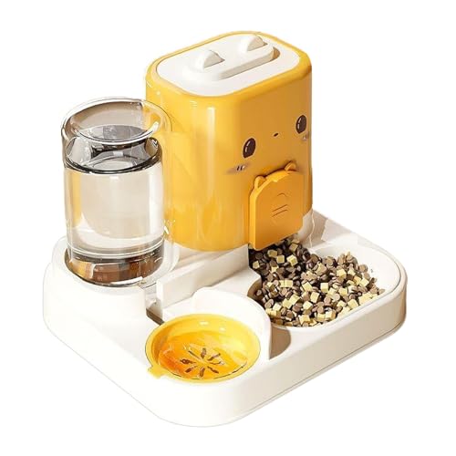 Berriphonia Automatischer Futterautomat für Haustiere - 2-in-1 Automatischer Hundefutterspender - Großes Haustierfutterspender Für Katze Hund Mit Futterbehälter Snackautomat Katzennapf Trinkstation Berriphonia Automatischer Futterautomat für Haustiere - 2-in-1 Automatischer Hundefutterspender - Großes Haustierfutterspender Für Katze Hund Mit Futterbehälter Snackautomat Katzennapf Trinkstation von Berriphonia