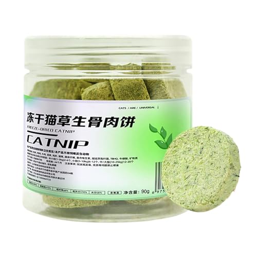 Berriphonia Cat Grass Treats – Cat Grass Snacks, essbares Kauspielzeug, getrocknet, für Kätzchen – gefriergetrocknete Katzenzähne reinigen die Leckereien für Kätzchen Berriphonia Cat Grass Treats – Cat Grass Snacks, essbares Kauspielzeug, getrocknet, für Kätzchen – gefriergetrocknete Katzenzähne reinigen die Leckereien für Kätzchen von Berriphonia