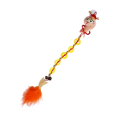 Berriphonia Katzenspielzeug für den Innenbereich – interaktives Katzenspielzeug aus Federn | Zubehör für Katzen, Feder für Hauskatzen zum Aufhängen, interaktiver Katzenteaser, Teaser von Berriphonia