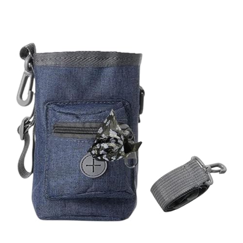 Berriphonia Welpen -Behandlungshalter für das Training, Hunde Walking Container großer Kapazität eingebauter Kotbeutelspender - Halterspender mit einstellbarem Riemen für Außenreisen Berriphonia Welpen -Behandlungshalter für das Training, Hunde Walking Container großer Kapazität eingebauter Kotbeutelspender - Halterspender mit einstellbarem Riemen für Außenreisen von Berriphonia