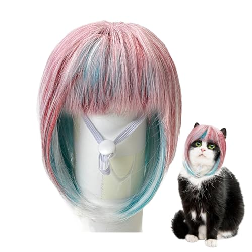 Berriphonia Wig Cat Funny, Wig Cosplay für Katzen, Haustier-Kostüm, Wig Design | Spielen im Freien drinnen Berriphonia Wig Cat Funny, Wig Cosplay für Katzen, Haustier-Kostüm, Wig Design | Spielen im Freien drinnen von Berriphonia