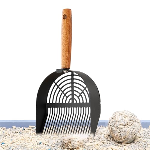 Cat Litter Scoop Katzenstreuer, aus Edelstahl, mit langem ergonomischem Griff, zur Reinigung von Haustieren Cat Litter Scoop Katzenstreuer, aus Edelstahl, mit langem ergonomischem Griff, zur Reinigung von Haustieren von Berriphonia