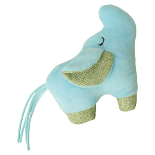 Catnip Toys - Crinkle Sound Plüsch, Zahne | Elefantenspielzeug Mit Interaktiven Spielen Und Anreicherungsaktivitäten Für Kätzchenkätzchen Katzen Haustierzubehör Kratzen Jagdausbildung Unterhaltu von Berriphonia