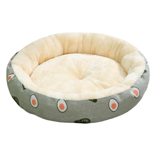 Hundebetten - Weiches Rundes Katzenbett, Kissenbett | Bequemes Rund für Hunde und Katzen, weiches Plüschkissen mit rutschfester Unterseite, waschbarer und abnehmbarer Bezug, Nest für Haustiere Hundebetten - Weiches Rundes Katzenbett, Kissenbett | Bequemes Rund für Hunde und Katzen, weiches Plüschkissen mit rutschfester Unterseite, waschbarer und abnehmbarer Bezug, Nest für Haustiere von Berriphonia