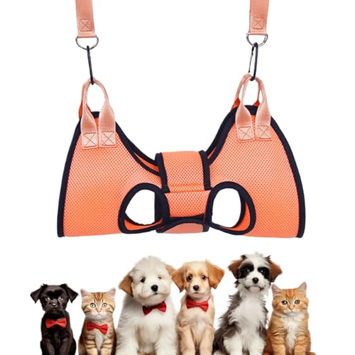 Hundepflege -Hängematte - Ergonomischer Haustierkabelbaum, Hundenagel -Trimmschlinge | Veterinärklinikkonsum, Pflegeunterstützung, Badehilfe für Hunde, Paw Care Hängematte für kleine mittelgroße von Berriphonia