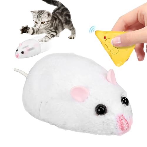 Indoor -Katzen -Fernbedienungspflichten - Realistische Mäuse Tierspielzeug, Infrarotsimulation | Pet Hunting Playmate für Balkon, Hof, Wohnzimmer, Hinterhof, interaktives lustiges Spielzeug für Katzen Indoor -Katzen -Fernbedienungspflichten - Realistische Mäuse Tierspielzeug, Infrarotsimulation | Pet Hunting Playmate für Balkon, Hof, Wohnzimmer, Hinterhof, interaktives lustiges Spielzeug für Katzen von Berriphonia