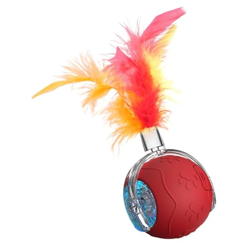Interaktiver Welpenball | Intelligentes Zielspielzeug | Automatisch bewegender Katzenball mit intelligenter Hindernisvermeidungsfunktion für Welpen, Indoor-Aktivität Interaktiver Welpenball | Intelligentes Zielspielzeug | Automatisch bewegender Katzenball mit intelligenter Hindernisvermeidungsfunktion für Welpen, Indoor-Aktivität von Berriphonia