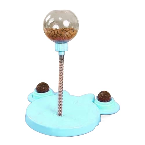 Leckage des Futterball-Spielzeugs | Interaktiver Katzen-Spenderball | Katzenfutter-Puzzle für Hunde und Katzen, lustige Jagdjagd und Zubehör von Berriphonia