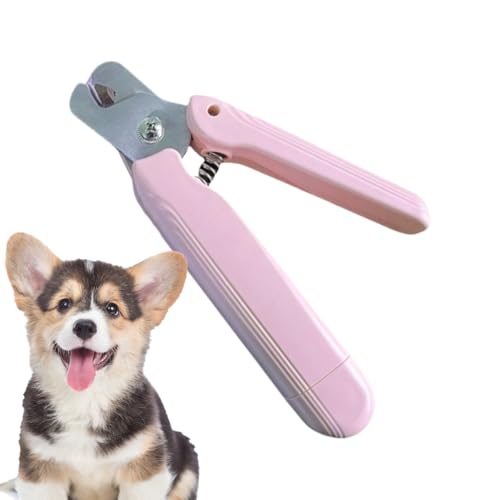 Pet Nagel Clippers - LED Light Trimmer, Pflegeklauenschneider | Geräuschreduzierendes Handheld-Gerät mit Schutzschild in Welpenreinigungsritualen, tägliche Pfotenwartung oder pelzige Freundesspa-Tage von Berriphonia