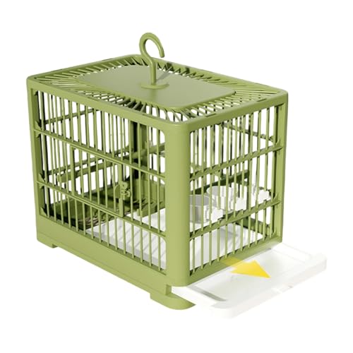 Vogelkäfig – Nest mit einer leicht zu reinigenden herausnehmbaren Schale für Wellensittiche – atmungsaktive Vogelfutterstation für Vogelvogeltauben bietet reichlich Platz für kleine und mittelgroße von Berriphonia