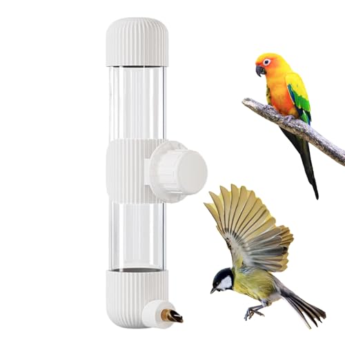 Vogelwasserspender – Automatisches Bewässerungszubehör, automatische Wasserflasche für Vögel, auslaufsichere Haustier-Bewässerung, einfach zu befüllen, Vogelwasserspender für Käfige, geeignet für von Berriphonia