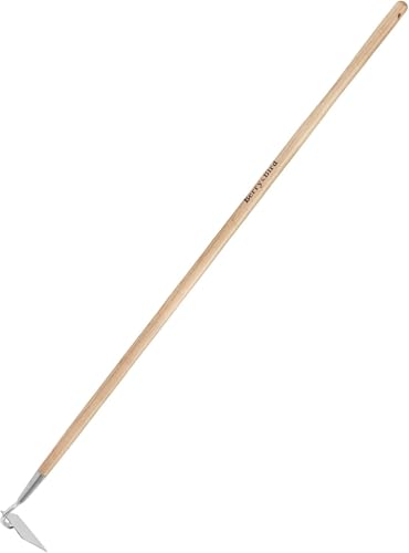 Berry&Bird Gartenhacke mit langem Holzstiel, 148 cm, Edelstahl Unkrauthacke Flachstahl-Klinge, für Gartenarbeit Graben Boden Lockerung, Kanten & Kultivierung Berry&Bird Gartenhacke mit langem Holzstiel, 148 cm, Edelstahl Unkrauthacke Flachstahl-Klinge, für Gartenarbeit Graben Boden Lockerung, Kanten & Kultivierung von Berry&Bird