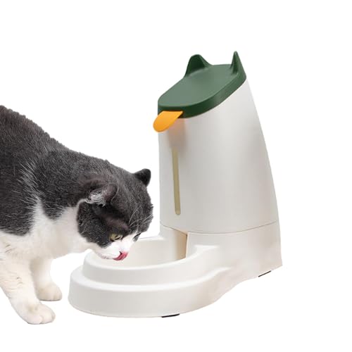 Besreey Automatischer Katzenfutterautomat, automatischer Wasserspender für Haustiere - Schwerkraftspender für Katzen,Automatischer Schwerkraft-Futter- und Wasserspender für Hunde und Katzen für Katzen von Besreey