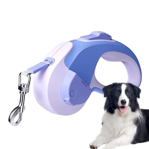 Besreey Einziehbare Hundeschnur, Einziehbares Hundebindeseil,Robustes Hundeseil mit Licht | Reflektierend, ergonomisch, Einhandbremse, leichtes, Starkes Nylon-Hundeseil Besreey Einziehbare Hundeschnur, Einziehbares Hundebindeseil,Robustes Hundeseil mit Licht | Reflektierend, ergonomisch, Einhandbremse, leichtes, Starkes Nylon-Hundeseil von Besreey