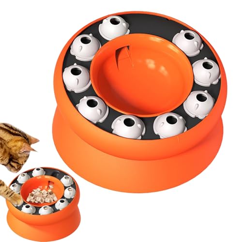 Besreey Futternapf Zur Verlangsamung Der Futteraufnahme,Drehbarer Puzzle Futter Napf - Interaktives Futter Spiel Gegen Schlingen Langsamer Trockenfutter Napf Für Haus Wohnung Innen Außen Besreey Futternapf Zur Verlangsamung Der Futteraufnahme,Drehbarer Puzzle Futter Napf - Interaktives Futter Spiel Gegen Schlingen Langsamer Trockenfutter Napf Für Haus Wohnung Innen Außen von Besreey