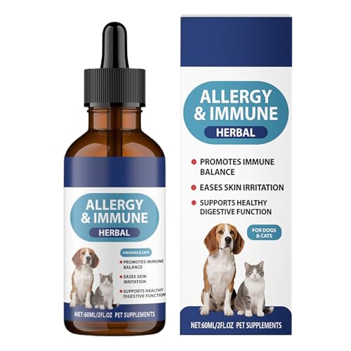 Besreey Katzen Nahrungsergänzungsmittel Tropfen | Täglich Gesund Natürlich 60ml,Katzen Darm Nahrungsergänzungsmittel,Für Haus Freigänger Reise Kitten Erholung Welpe Pflege Empfindlicher Magen von Besreey