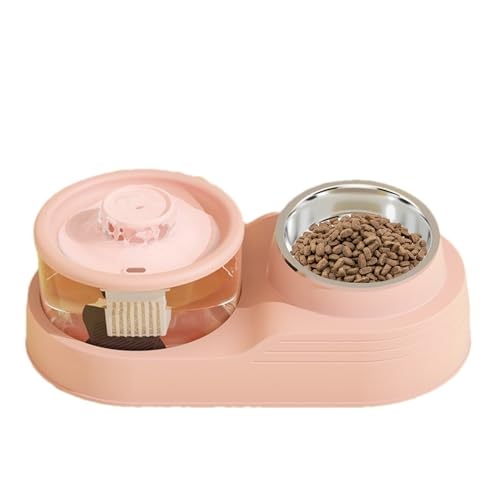 Besreey Katzenfutter- und Wasserspender, automatischer Katzenfuttermittel | 2 in 1 Automatic Hundefutterer - Neigungsunterstützung, ruhiges Design, Fütterung und Bewässerung für den Haushaltsgebrauch Besreey Katzenfutter- und Wasserspender, automatischer Katzenfuttermittel | 2 in 1 Automatic Hundefutterer - Neigungsunterstützung, ruhiges Design, Fütterung und Bewässerung für den Haushaltsgebrauch von Besreey