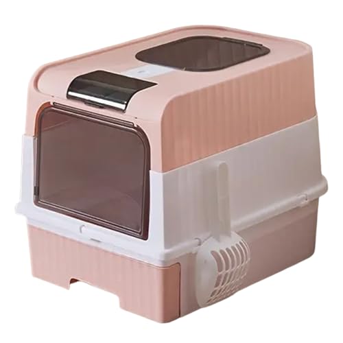 Besreey Katzentoiletten | Katzentoilette Mit Haube - Geruchsdichter Klappbarer Leichter Katzentoilettenbehälter Mit Siebschaufel Und Reisefreundlichem Tragegriff Für Unterwegs Besreey Katzentoiletten | Katzentoilette Mit Haube - Geruchsdichter Klappbarer Leichter Katzentoilettenbehälter Mit Siebschaufel Und Reisefreundlichem Tragegriff Für Unterwegs von Besreey